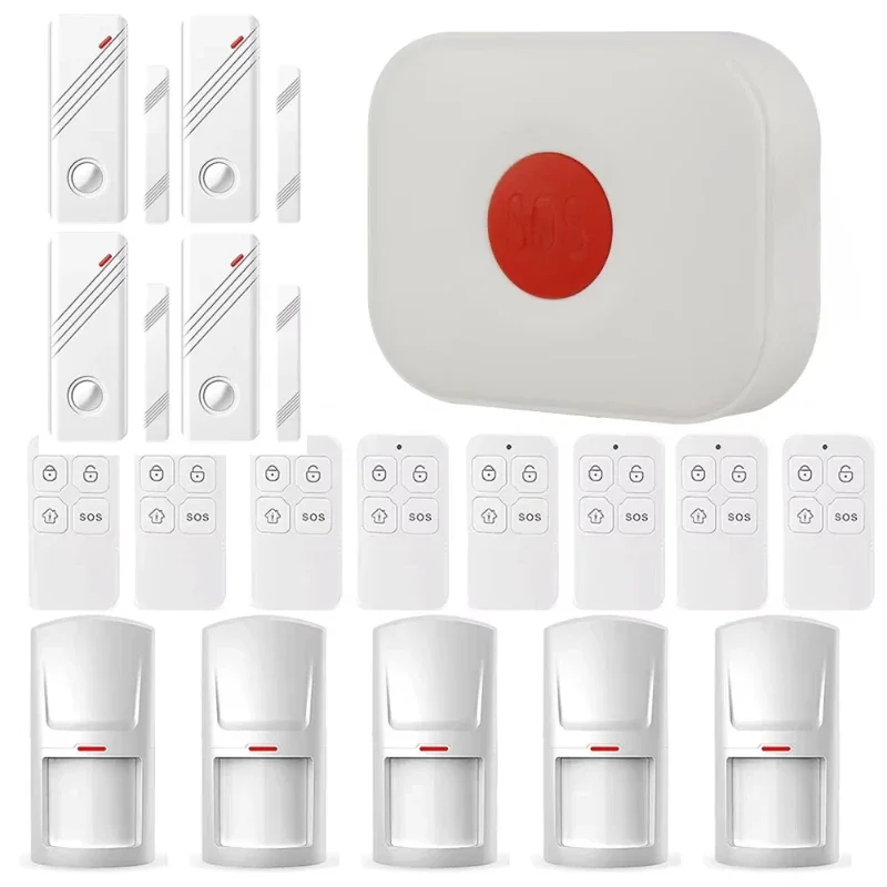 

4G GSM SMS SOS elderly Alarm system Panic Button with intercom