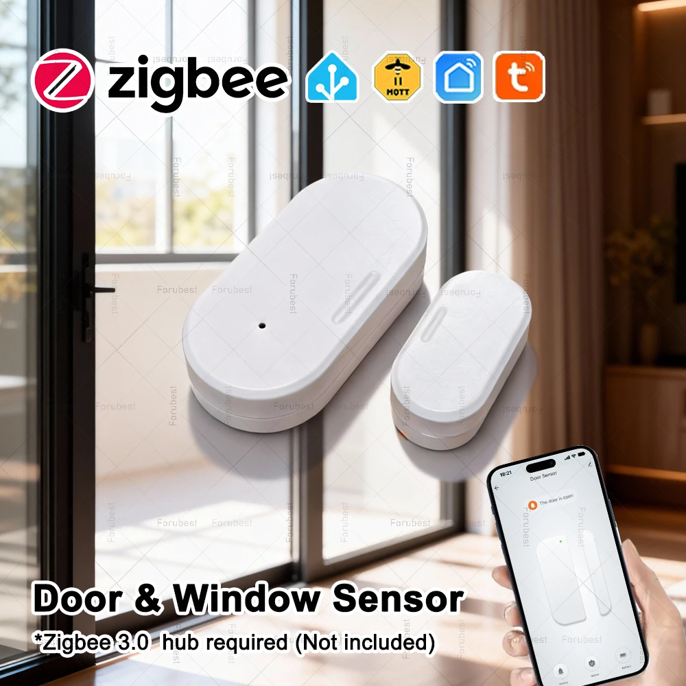 تويا زيجبي مستشعر الباب الذكي نافذة الباب مفتوحة مغلقة للكشف عن أتمتة أمن المنزل الذكي تحتاج إلى بوابة دعم Zigbee2mqtt #1