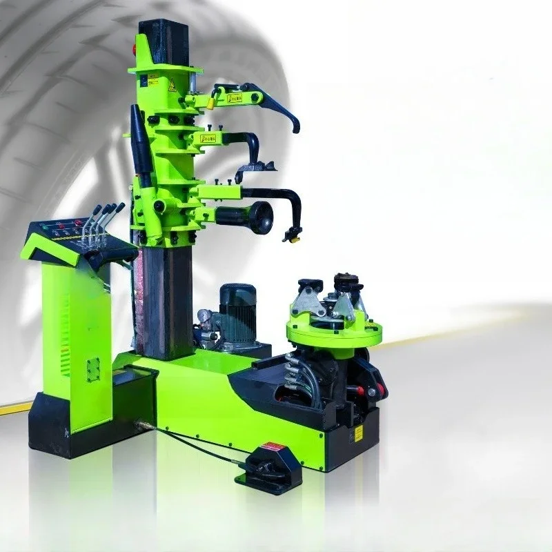 one-button tire removal machine, adjustment-free bracket, quick disassembly and assembly artifact, tire removal tool