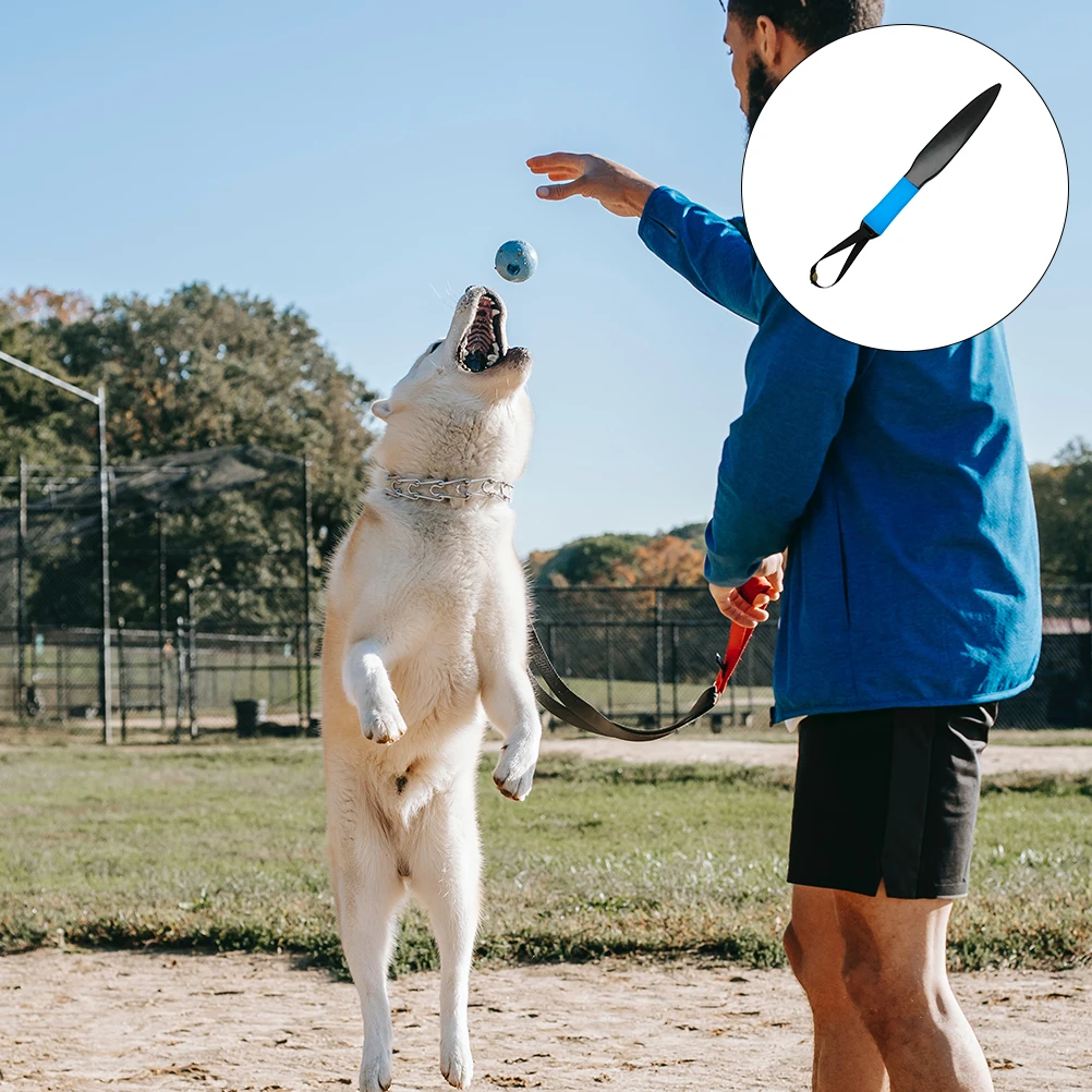 

Dog Training Equipment Durable Rod Comfortable Handle Medium Large Dog Control Anti Skid Glue Sled Stick Chew Toys Pet Supplies