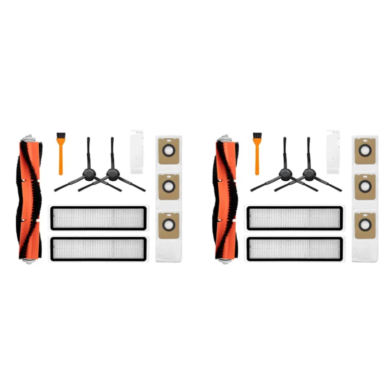 ABVI-2X สําหรับ Dreame Bot Z10 Pro L10 Plus เครื่องดูดฝุ่นหลักแปรงด้านข้างถุงเก็บฝุ่นอะไหล่ทดแทน