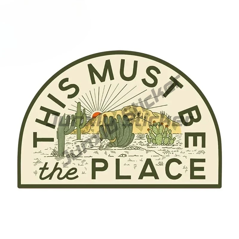 

For This Must Be The Place Car Stickers Sunscreen Vinyl Decals Scratch-Proof Funny Car Door Protector
