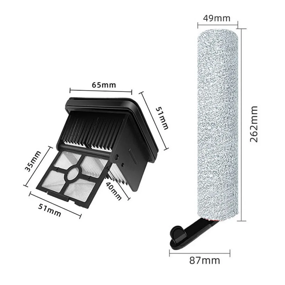 Hepa Filter Main Brush For Dreame H12 Pro/H12 Dual/H12 Plus/H12 Core/H13 Pro Plus Mix/H13 Pro Plus Ultra/M13 Beta Vacuum Cleaner