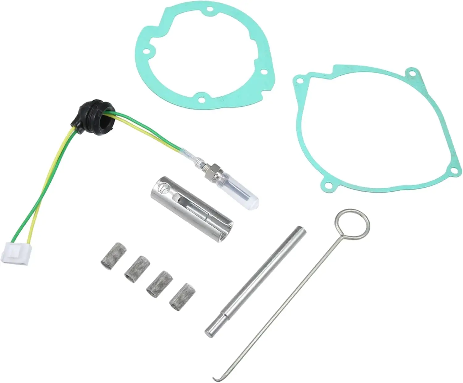 

12V Glow Plug Repair Kit with Screen, Gasket & Tool for Eberspaecher D4 Air Heater, 10PCS