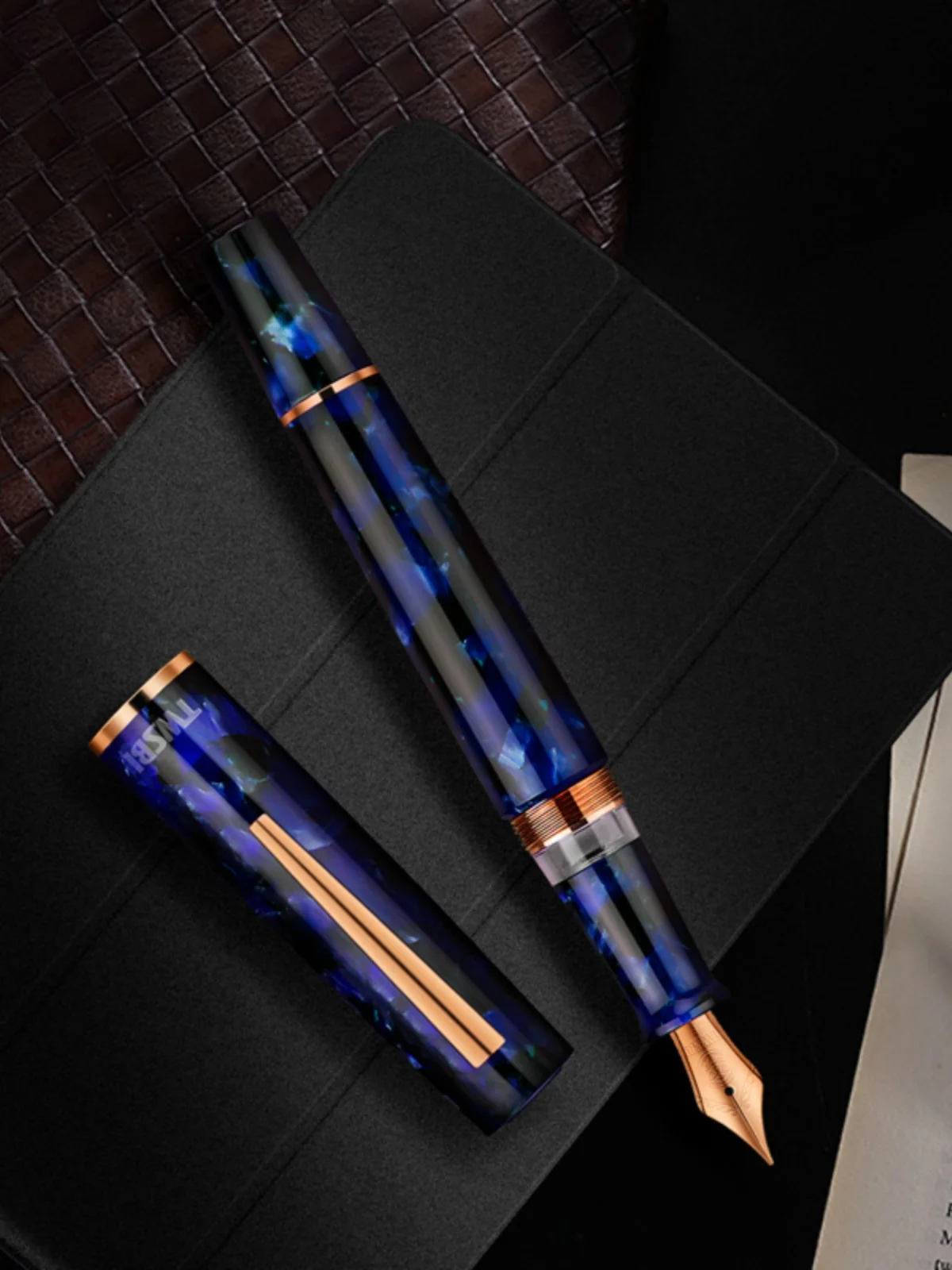 

Twsbi Draco Deep Sea Limited Edition, позолоченное перо, поршневая смола, деловые подарки, перьевая ручка для письма