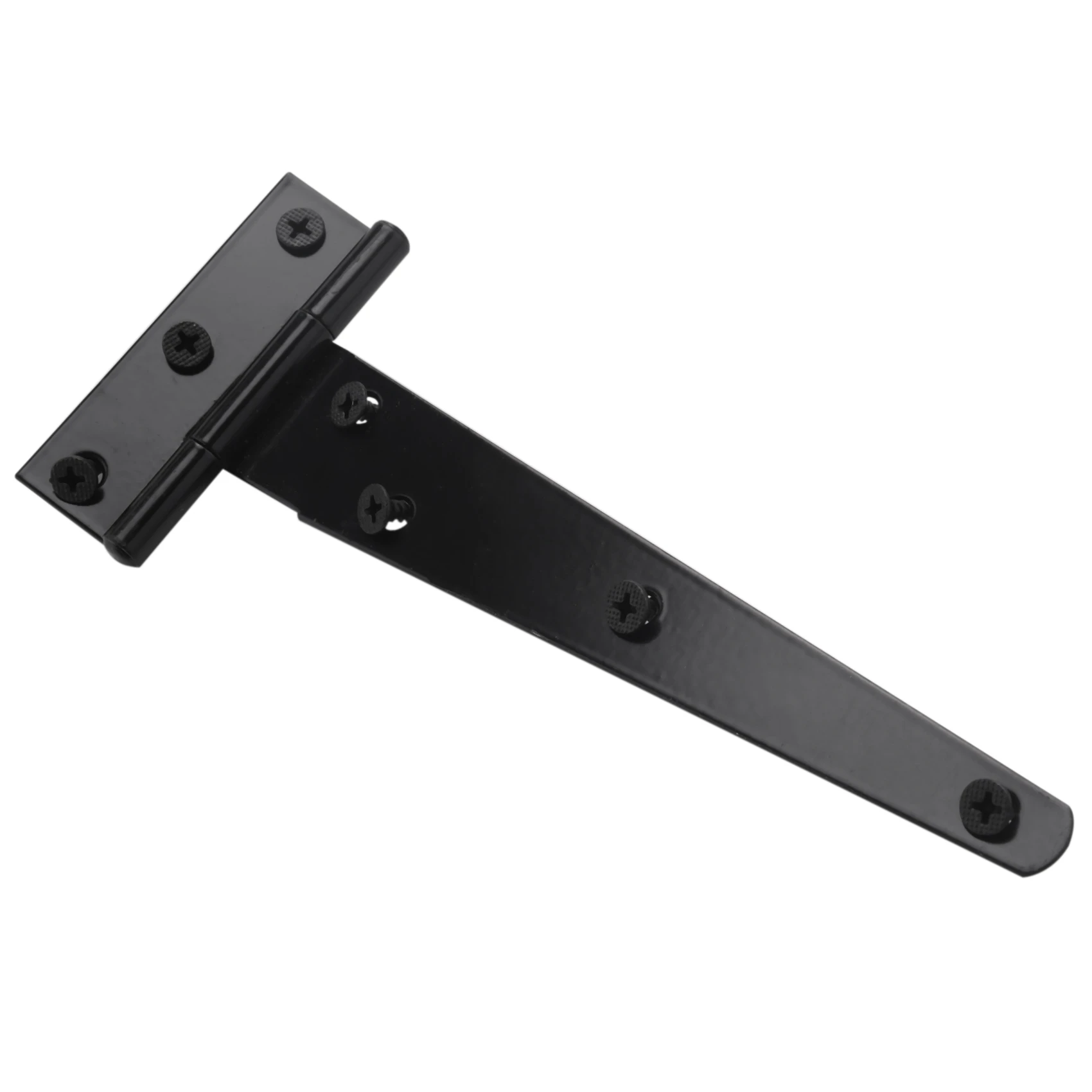 

Door Hinge 4 PCS 6 Inch Heavy Duty Door Hinges T-Strap Tee Shed Hinge Gate Hinges for Wooden Gates Hinges (Black)