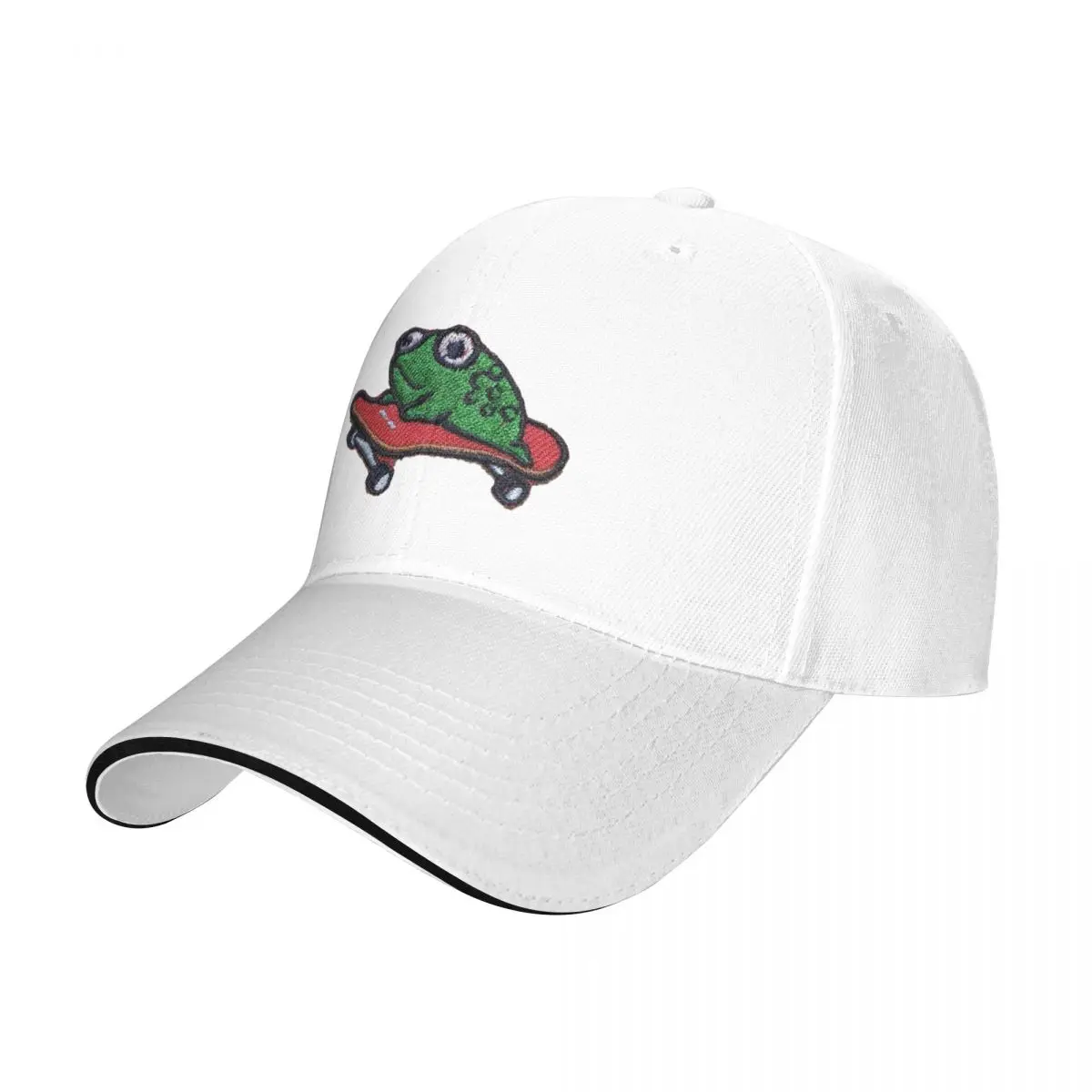 Skater Frog Sticker Baseball Cap Sunhat Anime Hat Women's Men's