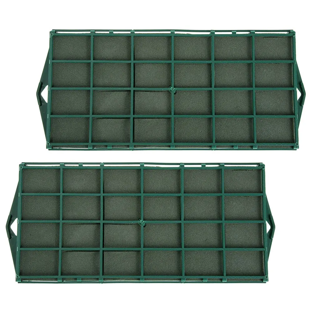 2 قطعة قفص رغوة الأزهار قسط تشكيلة زهور أداة لزينة عيد ميلاد الزفاف Diy بها بنفسك الأزهار الطين الإسفنج قاعدة خفيفة الوزن بائع الزهور