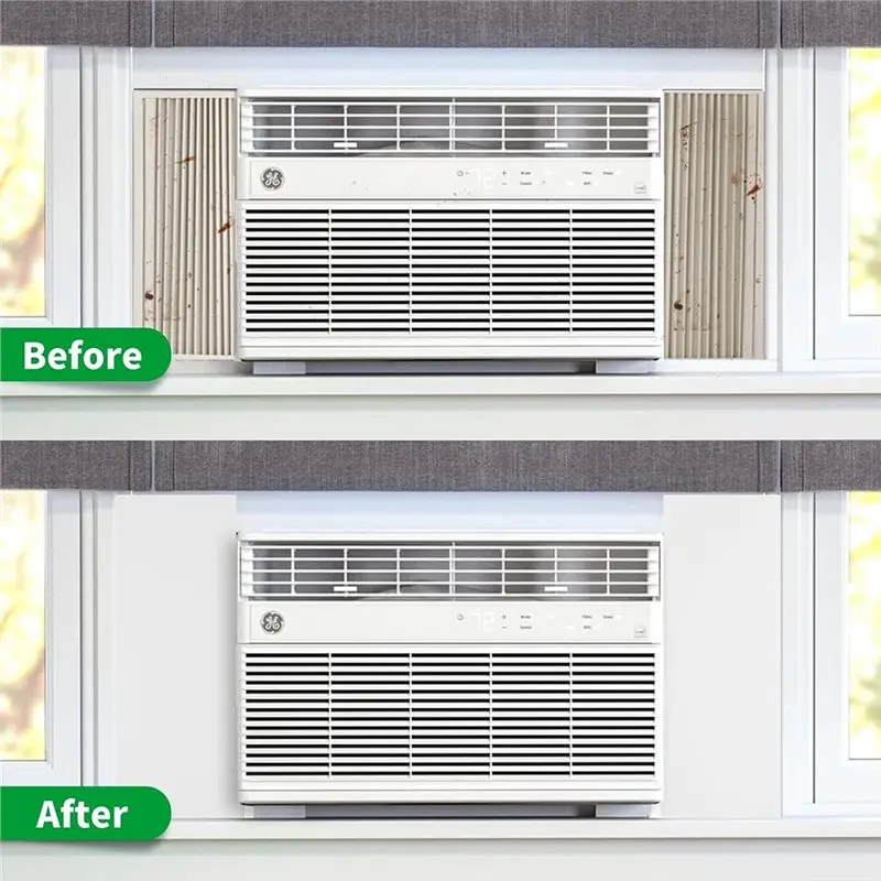 Window Air Conditioner Side Insulated Foam Panel Summer/Winter Heat And Draft Insulating Window Seal Thickness 0.75In-Best Selli