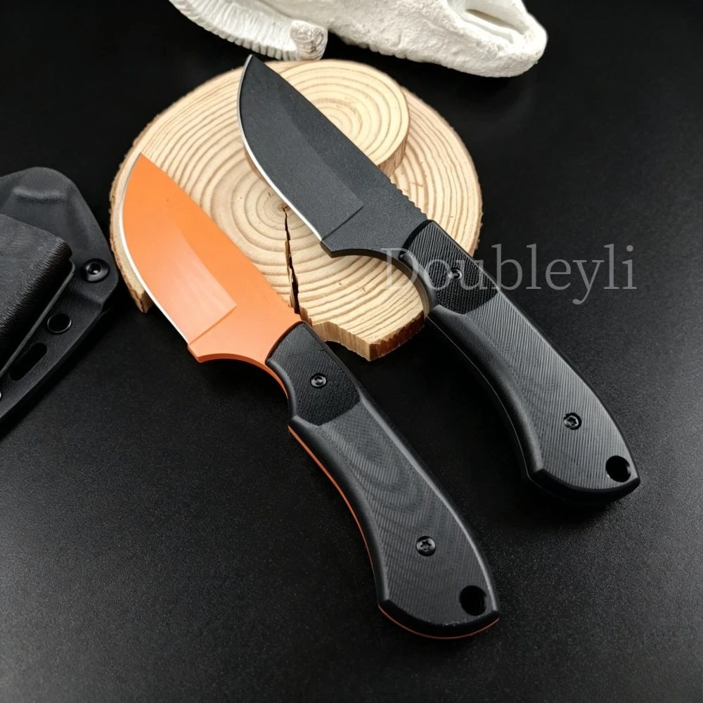 

G10 Non-Slip Handle High-Hardness Straight Knife EDC Outdoor Adventure Hiking Multi-Functional Practical EDC Tools with K Sheath