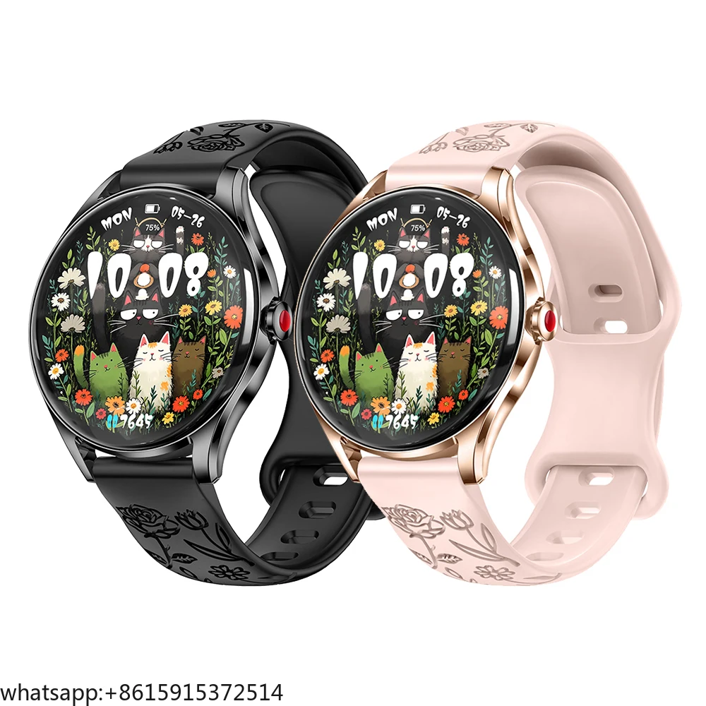 

Смарт-часы TCDSTAR SANVET H03 для женщин, ультратонкие 9,5 мм, с AMOLED-экраном 1,32 дюйма, водонепроницаемые, с мониторингом сна, для спорта