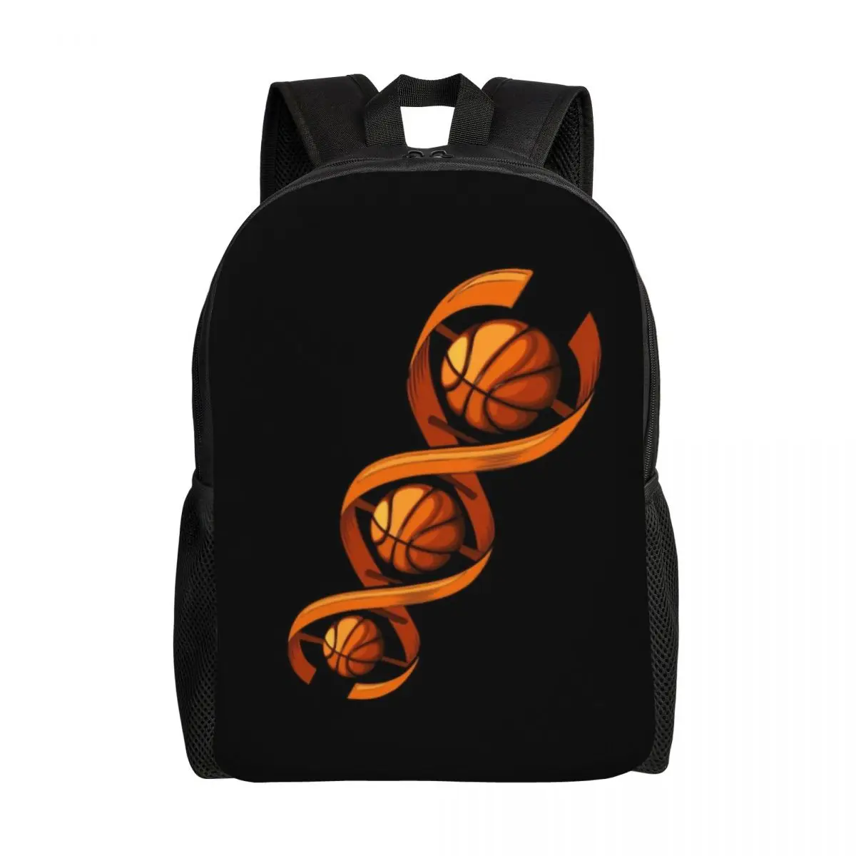 Basketball Is In My DNA mochila para hombres y mujeres, bolsa de libros para estudiantes universitarios, bolsa deportiva para computadora portátil de 15 pulgadas, Idea de regalo