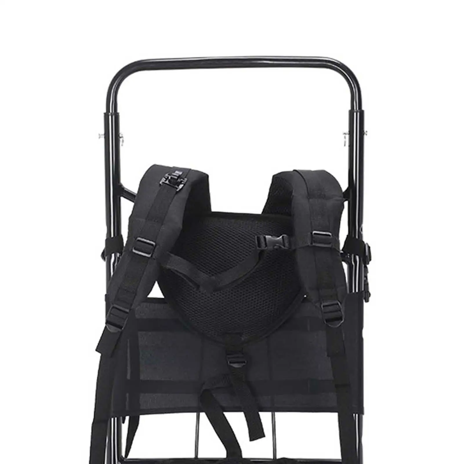

Heavy Carrying Backpack Frame Adjustable Shoulder Straps Carrier for Camping