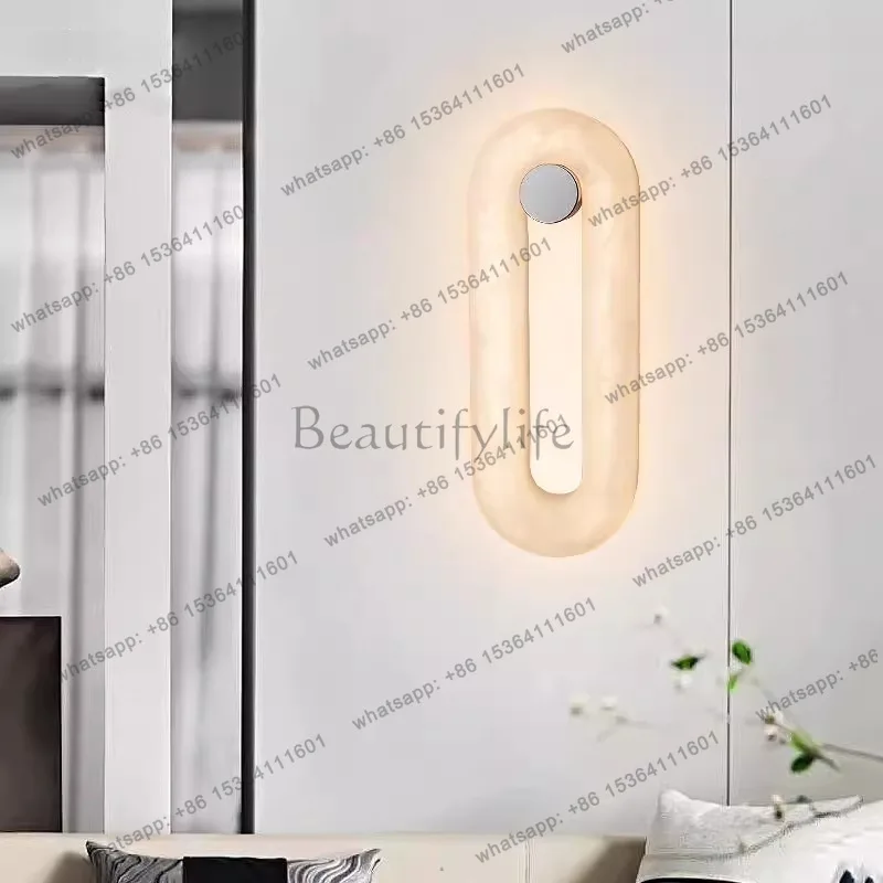 yj58 Cross-border French marble luminous object Nordic minimalist designer