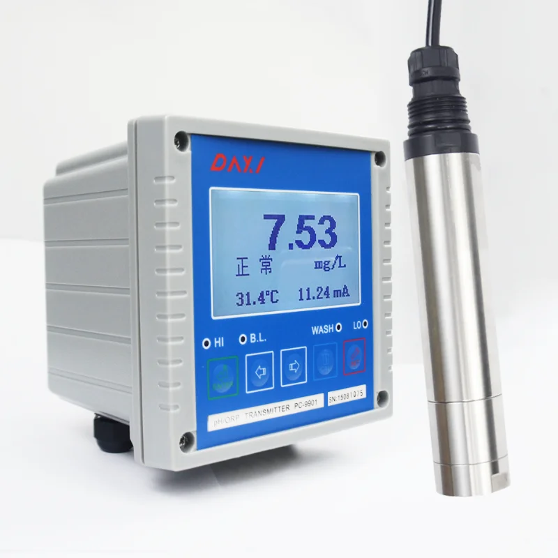 

online DO meter reader measure in water aquaculture aquarium analyzer, smart optical fluorescence dissolved meter