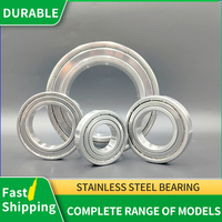 304 440 Material Stainless Steel Deep Groove Ball Bearings S 6200 6201 6202 6203 6204 6205 6206 6207 6208 6209 6210 ZZ