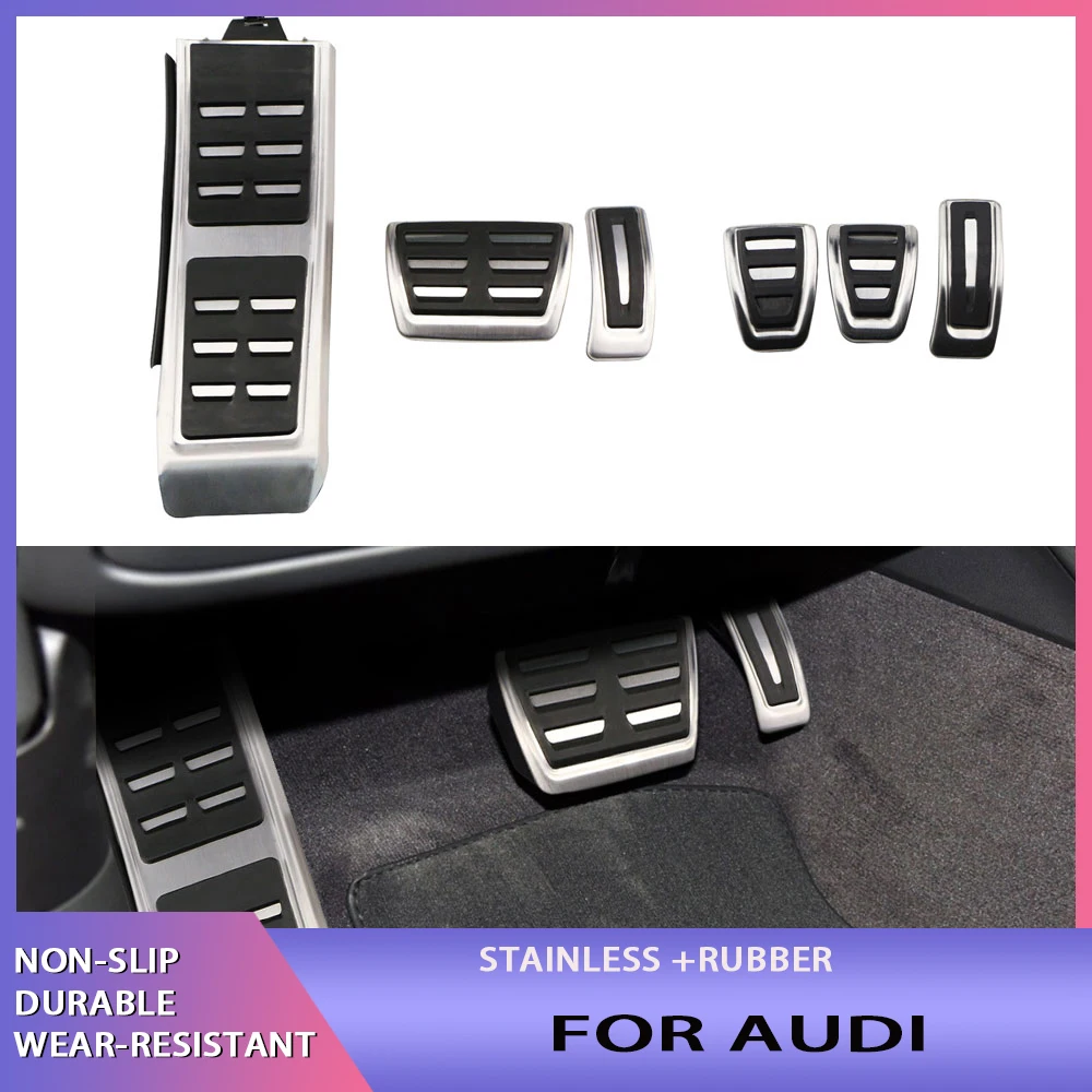 

Спортивные Педали DSG подходят для Audi A4, B8, A6, A7, A8, S4, RS4,A5, S5, RS5, 8T,Q5, SQ5, 8R, топливный тормоз, подножка, педаль, крышка, авто аксессуары