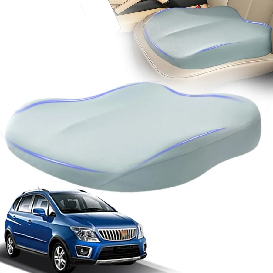 

Adult Booster Car Seat Cushion Car Seat Driver Height Boost Mat Memory Foam Car Seat Cushions Pad to Raise Height 3 inches for