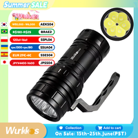 Wurkkos DL06 Diving Torch 3*21700 High Power Rechargeable LED Flashlight 15000LM 6*XHP50.2 Power Bank IPX8 Underwater Work Light
