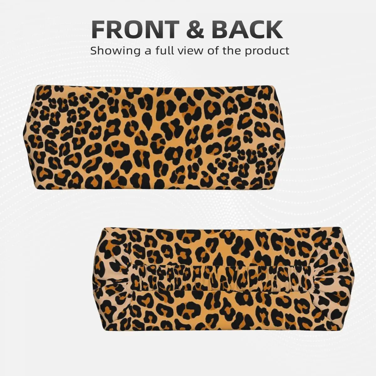 

Custom Leopard Print Sweatband for Men Women Wicking Moisture Sports Sweatband Gym Yoga Running