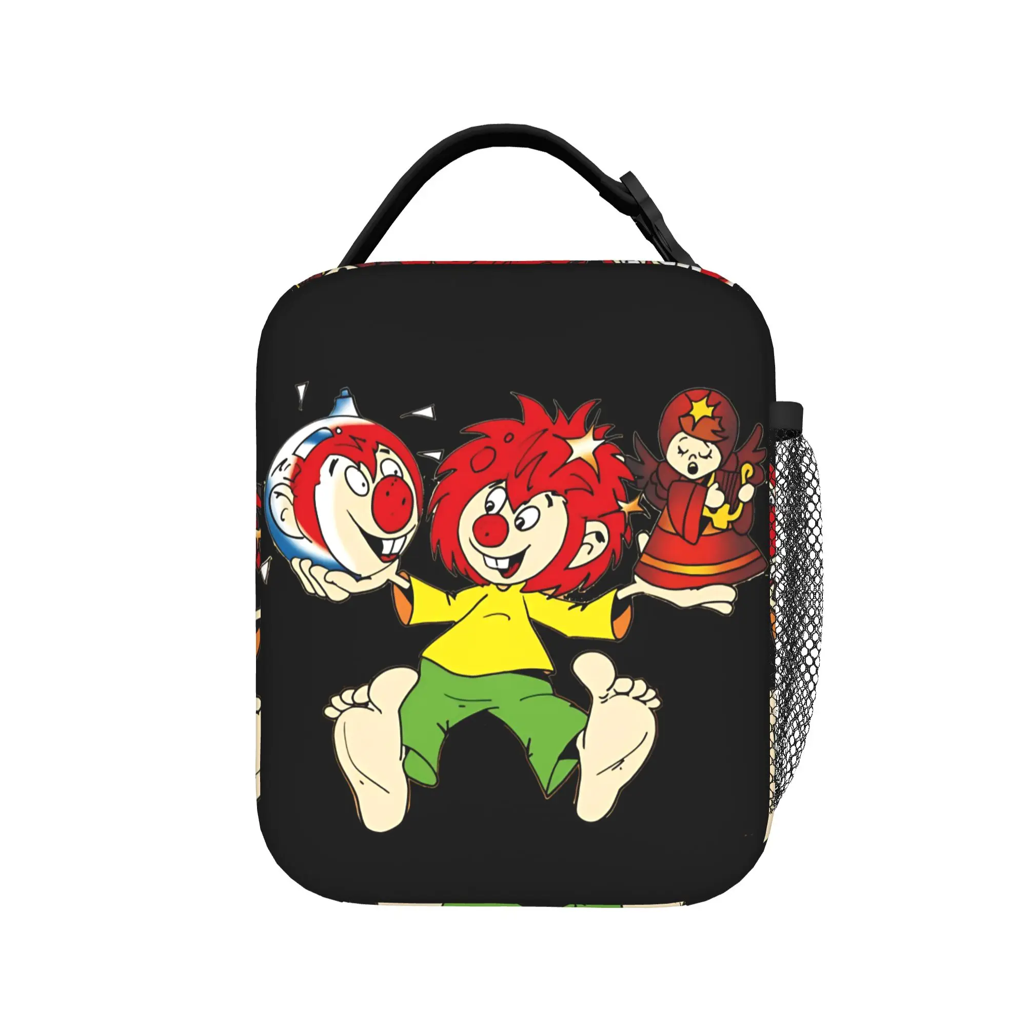 Pumuckl feiert Weihnachten  Insulated Lunch Bag High Capacity  Reusable Cooler Bag Lunch Box Tote College  Picnic Food Handbags