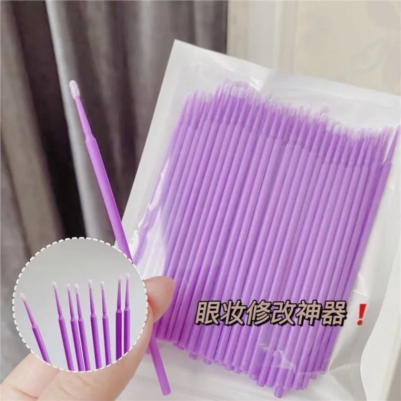 

100pcs Disposable MicroBrush Eyelash Extension Brushes For Makeup Nail Art Individua Applicator Lash Cleaning Removing Tool