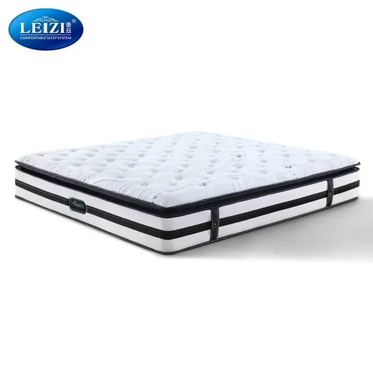 Euro Top Sleepwell Compressed Queen Size Gel Memory Foam Pocket Spring Mattress