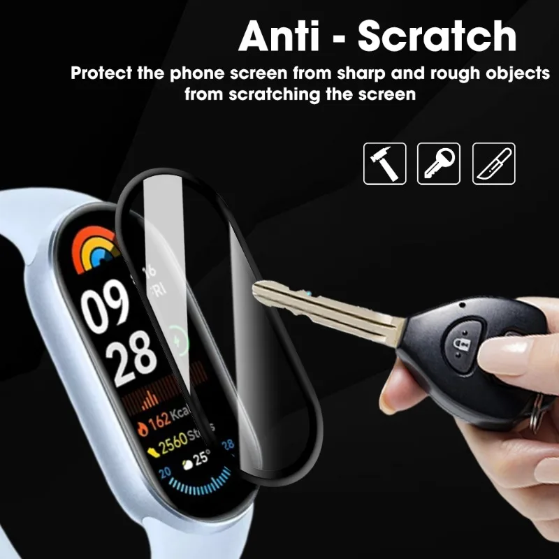 Screen Protector For Xiaomi Mi Band 9 8 7 Anti-scratch Watch Protective Film For Xiaomi Mi Band 4 5 6 7 8 9 Protector Soft Films