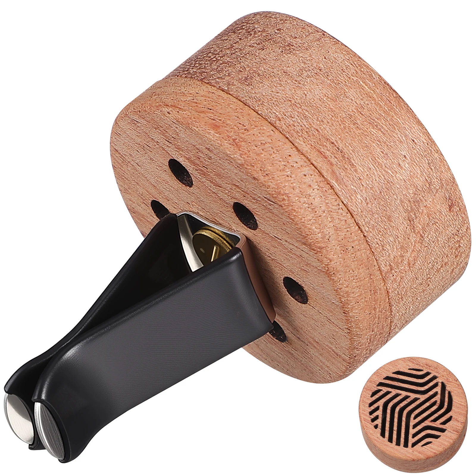 

Aromatherapy Car Air Freshener Wooden Clip Essential Oil Diffuser Long Lasting Scent Elegant Portable In car Adornment Aroma