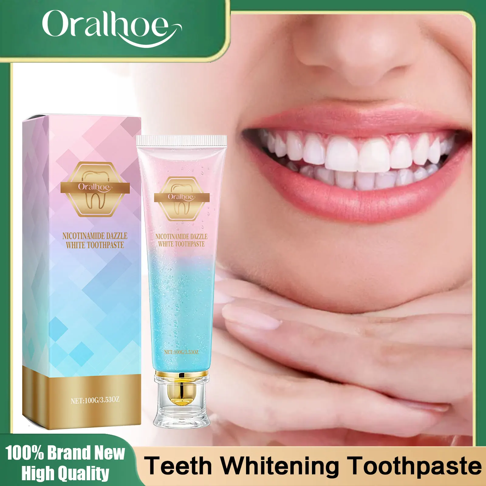 

Ниацинамидная зубная паста, отбеливание пятен на зубах, удаление зубного камня, глубокая очистка, отбеливание зубов, предотвращение кариеса, ремонт зубной пасты