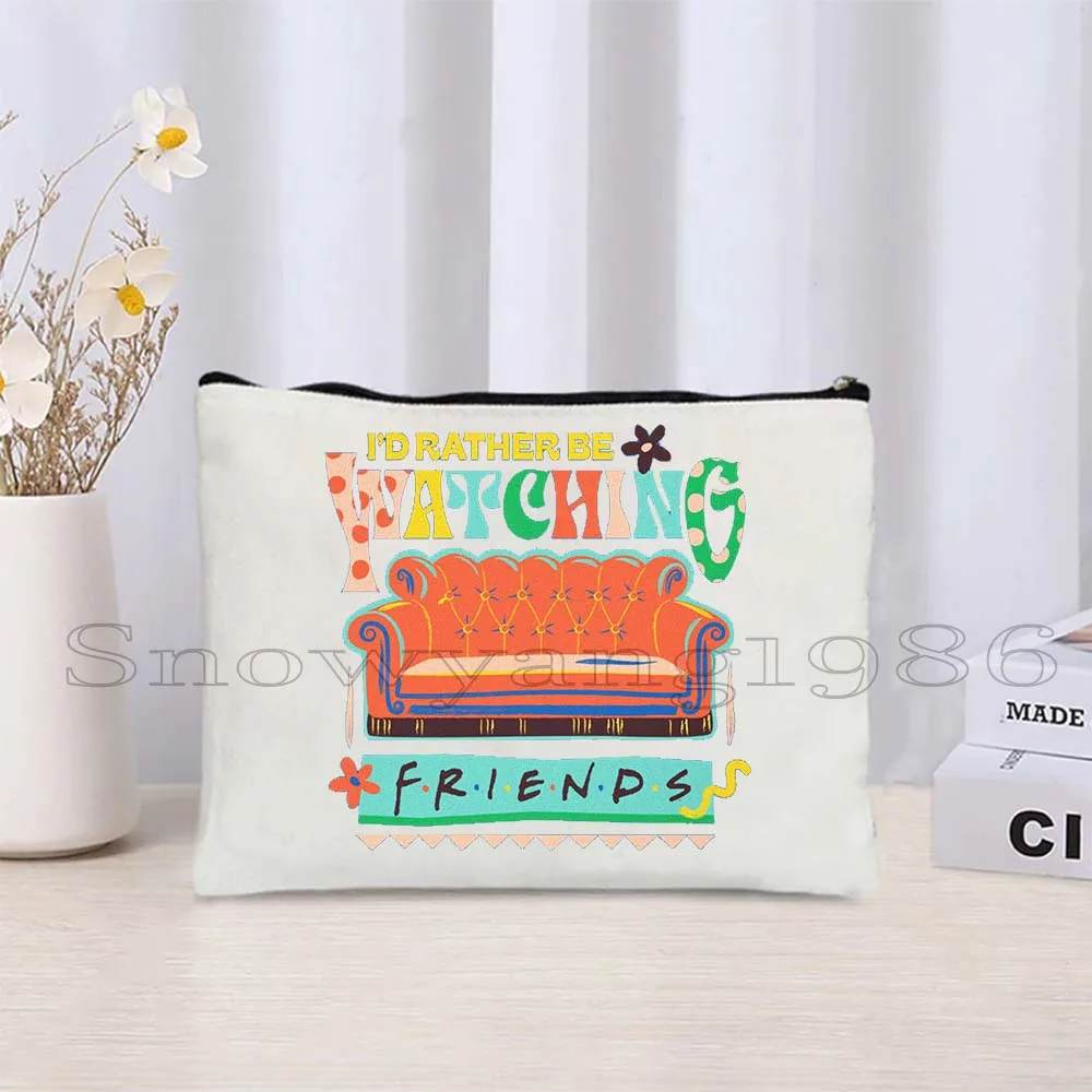 

Граpic Coffee First FRIENDS Цитаты Неон Центральный Перк Росс и Рэйчел Подарки Косметичка Дорожная сумка для хранения макияжа Пенал