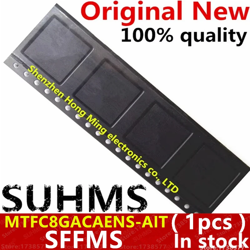 

(1 шт.) 100% новый чипсет SFFMS MTFC8GACAENS-AIT MTFC8GACAENS AIT BGA
