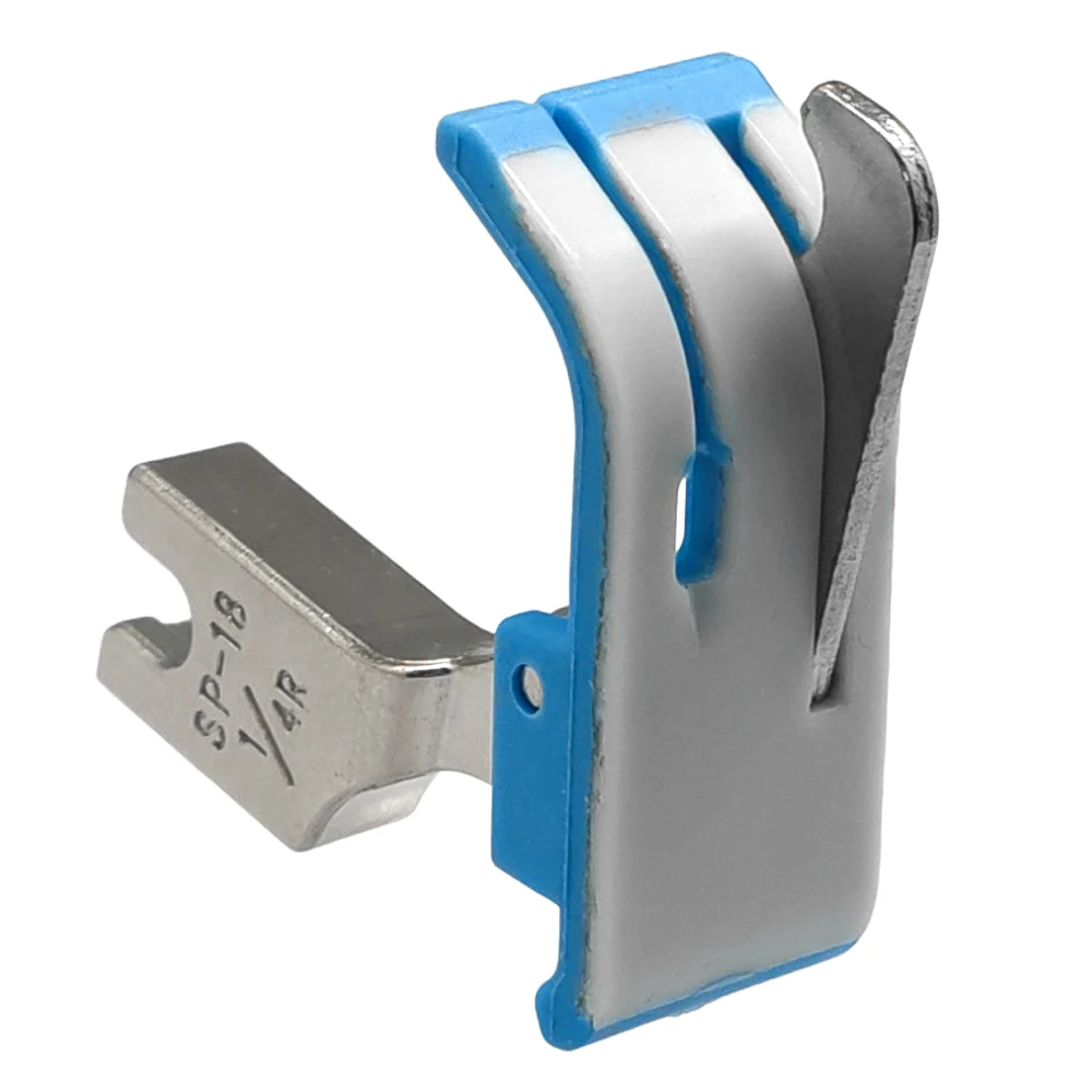SP-18 Plastic Right Edge Guide Presser Foot Embedded Line Foot For Industrial Sewing Machine Accessories 1/4 3/16 1/8 1/16 1/32