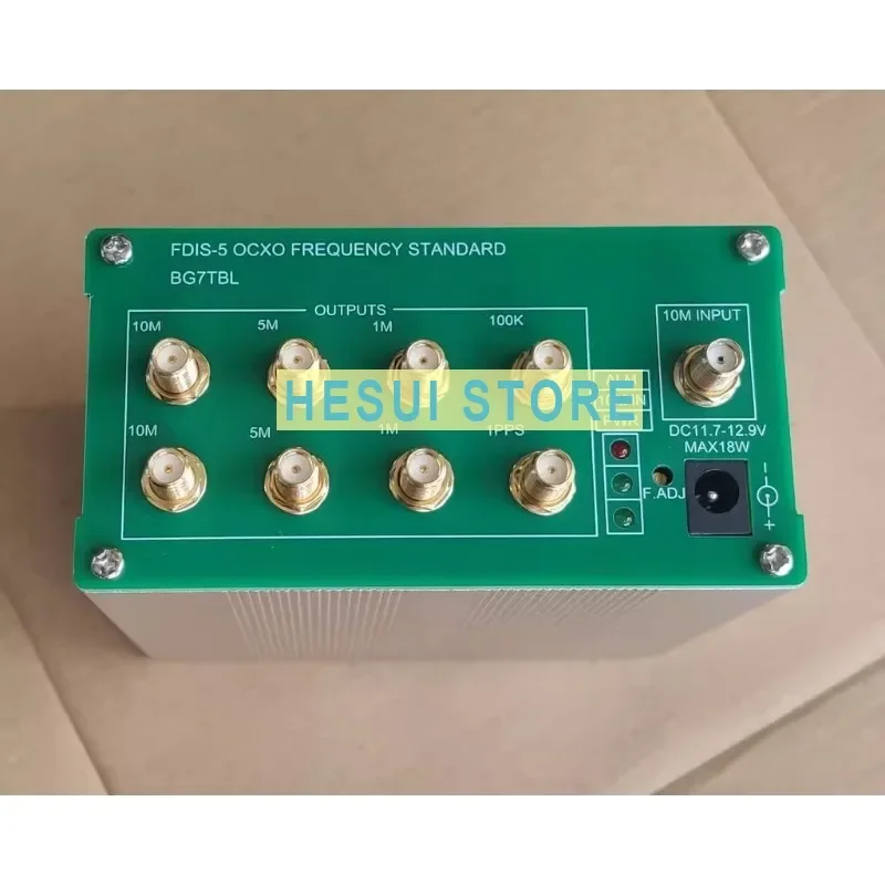 10MHz,5MHz,1MHz,100Khz,FDIS-5,OCXO Clock Crystal Oscillator Module, Frequency reference,Clock signal source,1PPS BNC/SMA
