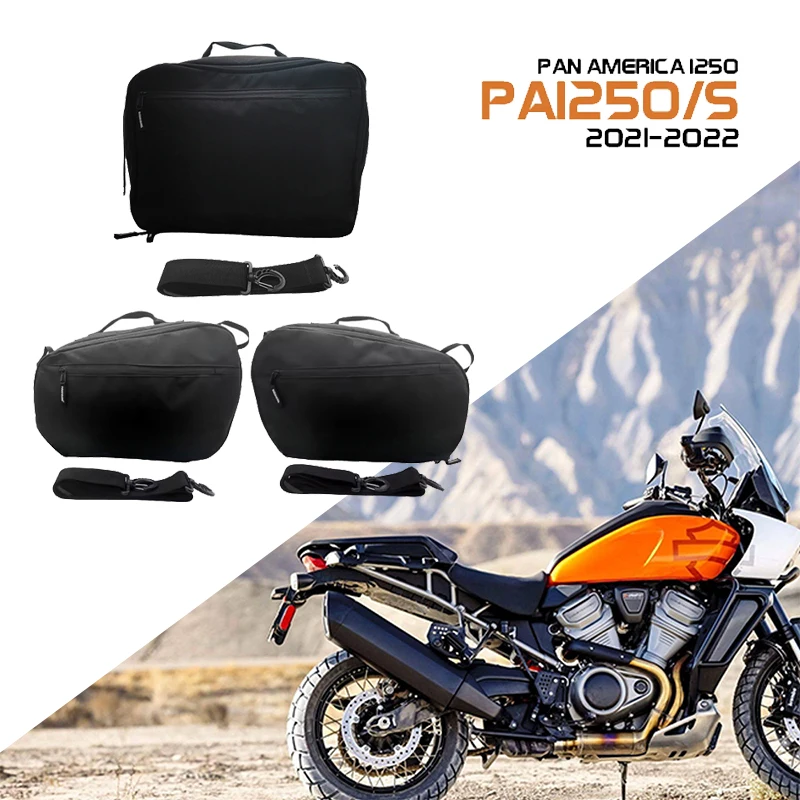 

Мотоциклетная верхняя сумка-вкладыш, седло, внутренняя водонепроницаемая боковая сумка для Harley PA1250 PA1250 S RA1250 2021-2022