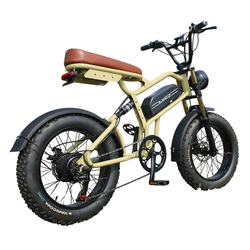 

Электровелосипед Akez 48V 500W 13Ah в винтажном стиле для дорог | Каркас из высокоуглеродистой стали | Быстрая доставка со склада в США