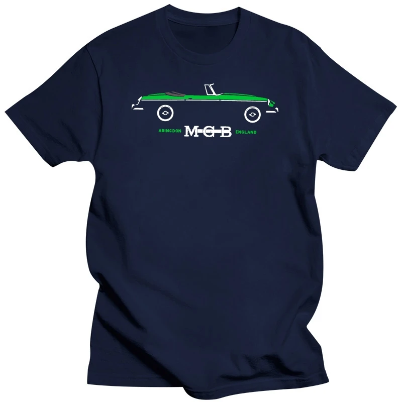 MGB Roadster Classic Car Mens Printed T-Shirt