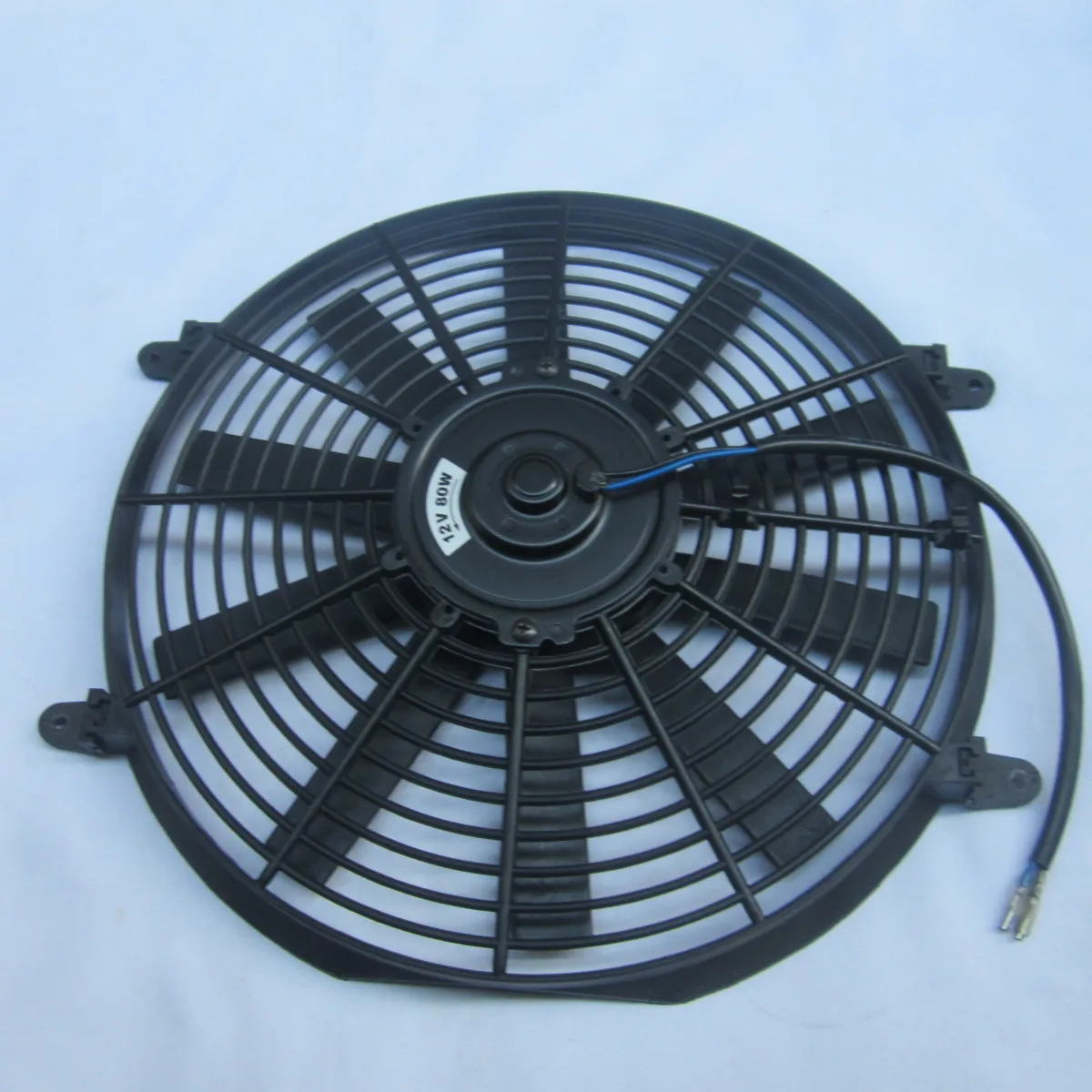 14 inch auto ac fan electrical fan universal use 12V 80W suction