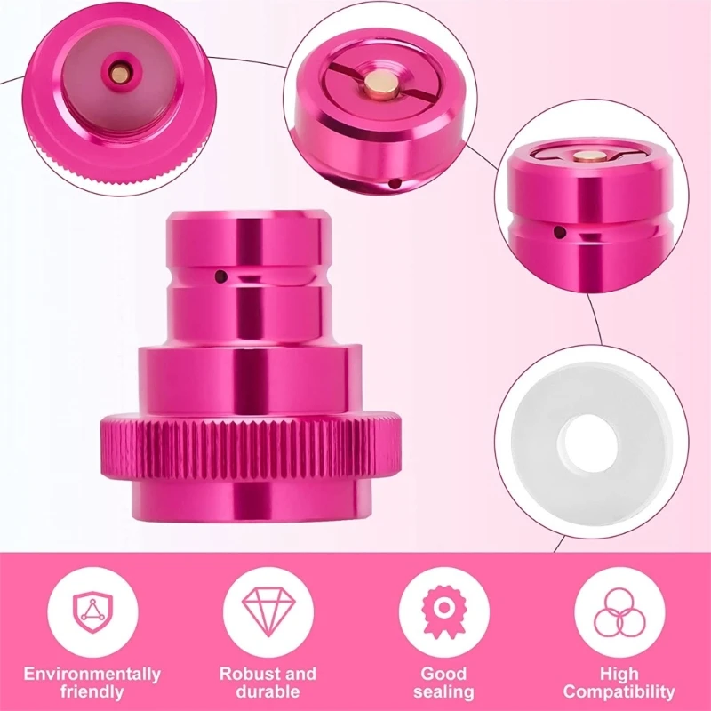 CO2 Cylinders Refill Adapter Quick CO2 Adapter with TR21-4 Male Thread Durable A6HB