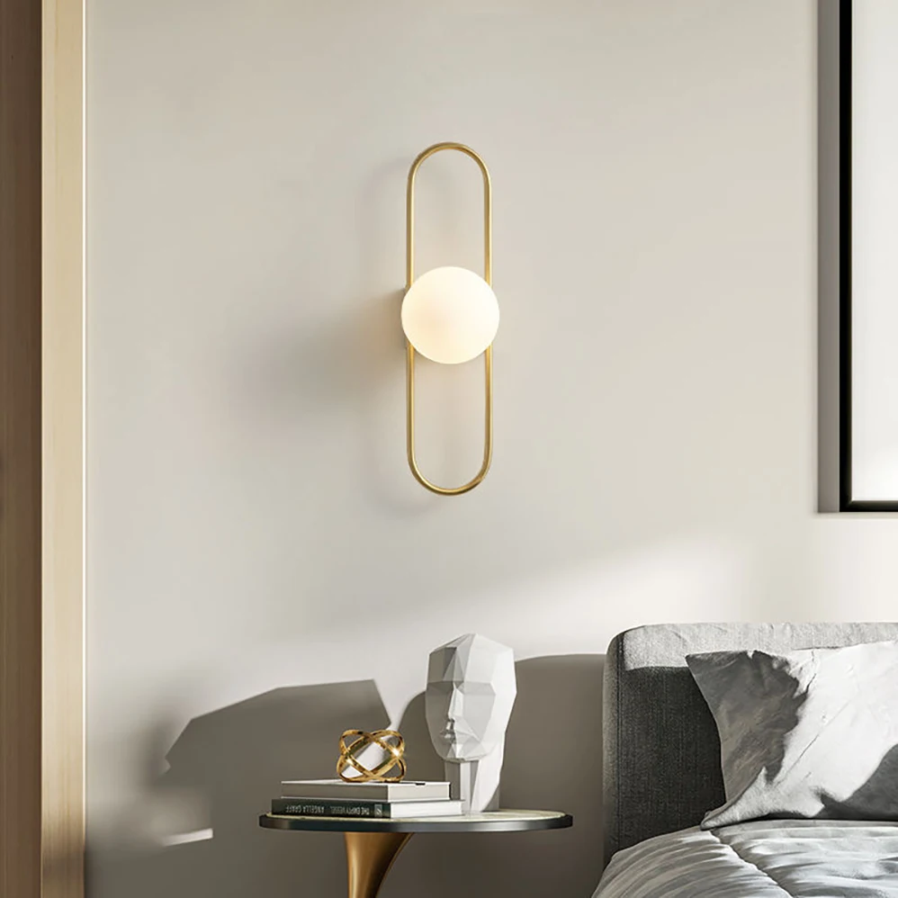 LED Indoor Wall Lamp AC85-265V LED G9 Lighting Source Copper Modern Minimalist Wall Lamp With High Quality 3 Years Warranties