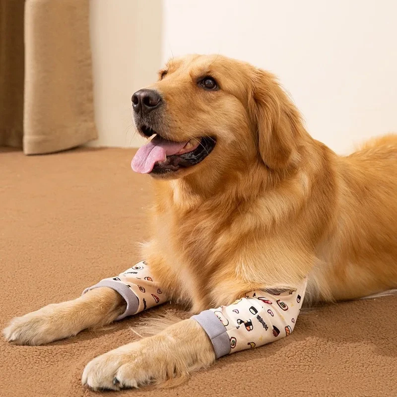 Elbow Pads for Pets  Medium to Large Dogs  Knee Pads  Front Legs  Joint Protection  Dirt Protection  Golden Retrievers Labrador