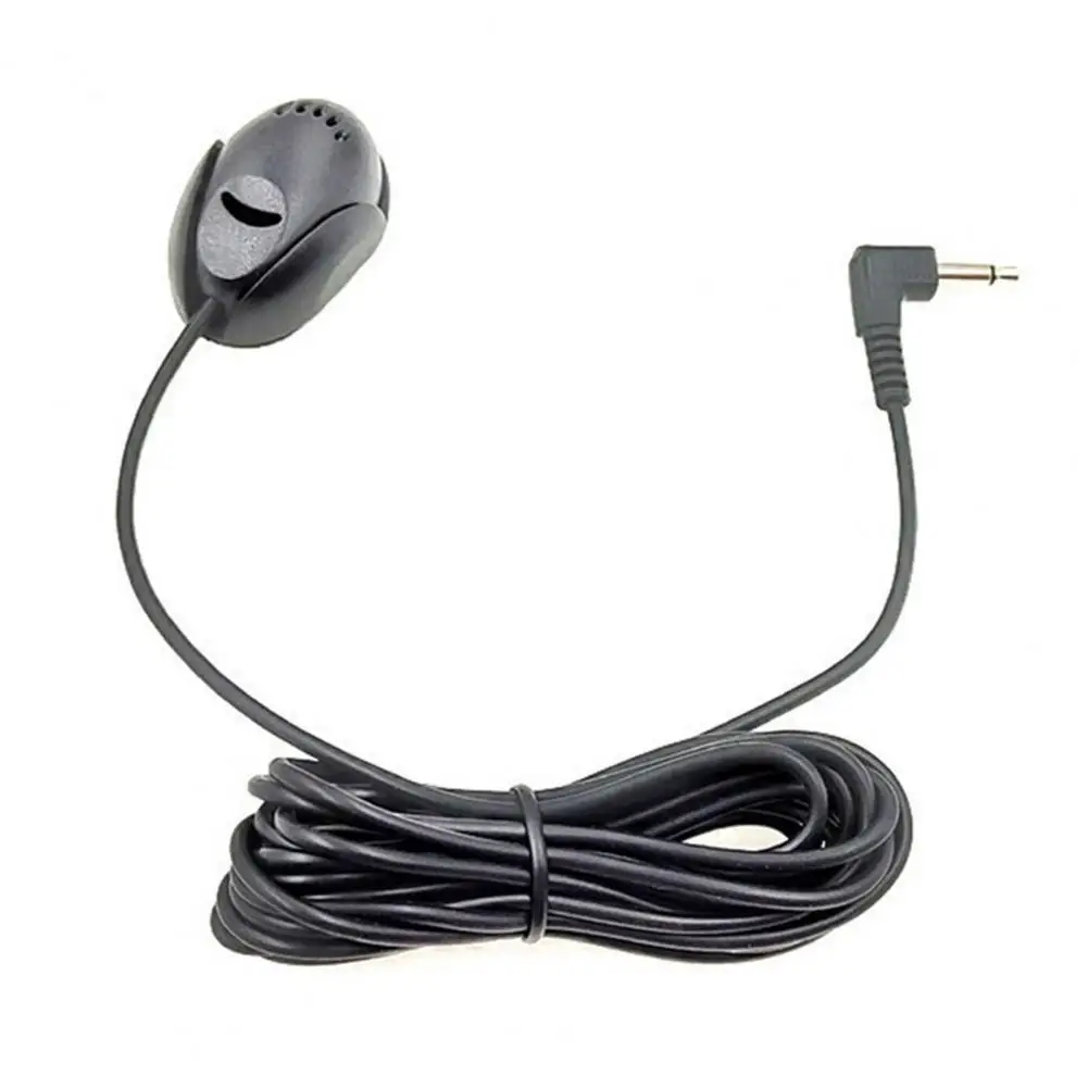 Car Navigation Microphone for Car Plug Play Paste 3.5mm Wired Ominidirectional External Bluetooth Microphone