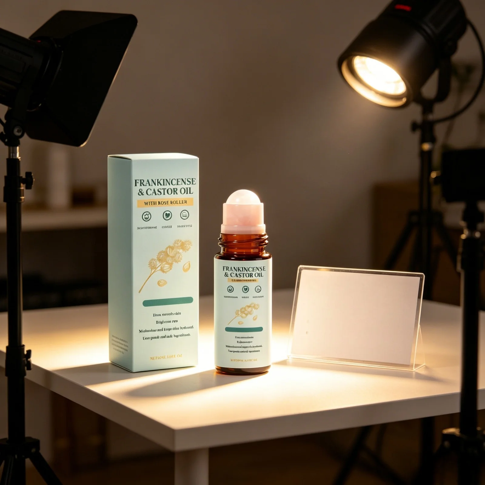 Frankincense Oil Roll-On Firm - Castor Oil Cold Press ulasan dan harga