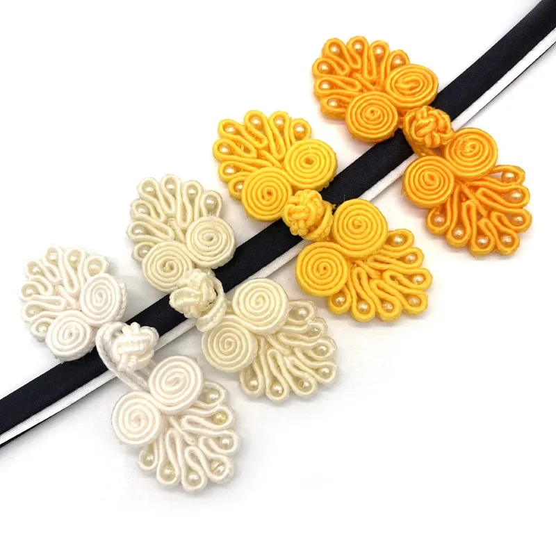 Handmade Chinese Closures Sewing Button, Knot Fastener, Cheongsam Tang Suit, DIY Crafts Buttons, Clothing Accessories, 10 Pairs