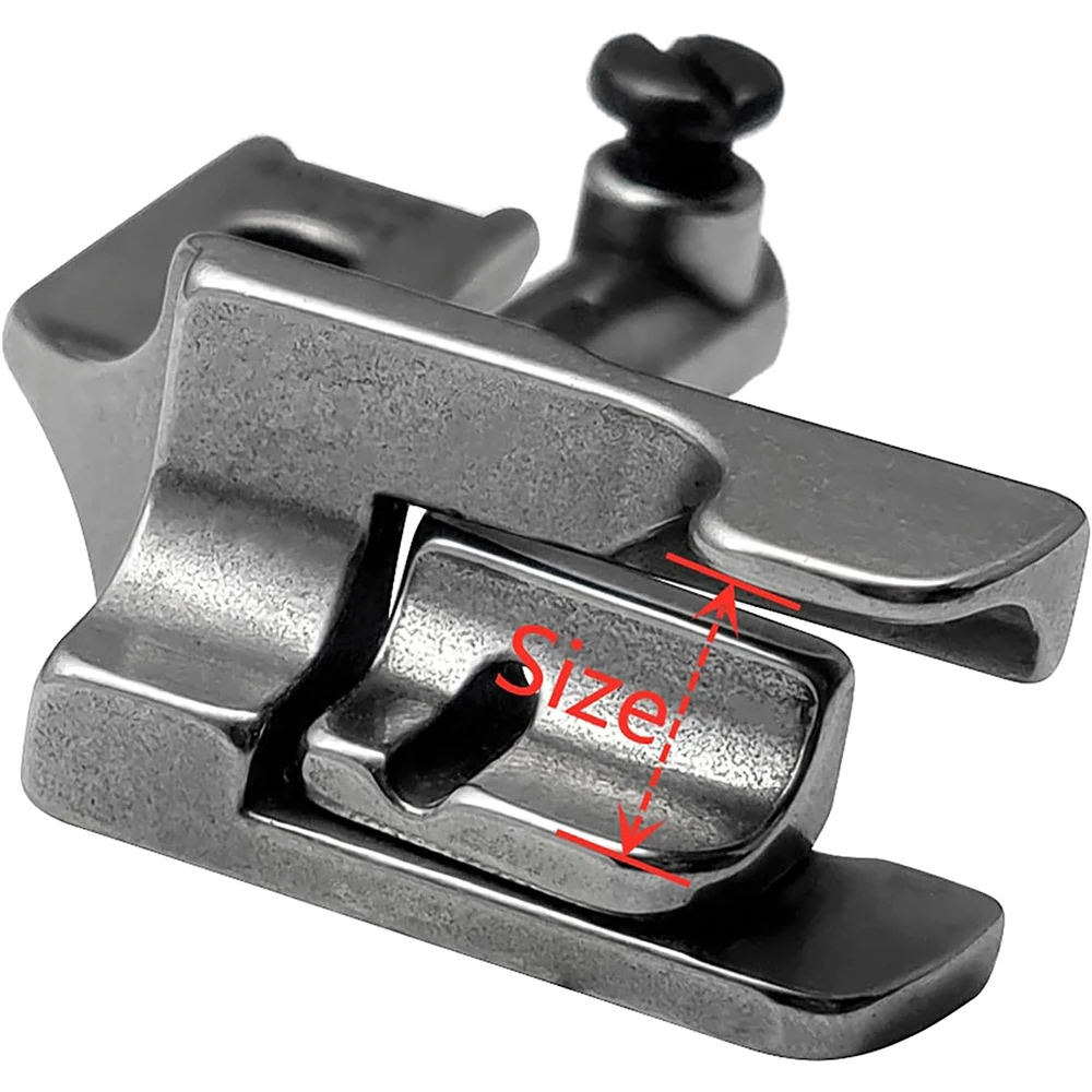 4 PCS/Set #49544+49047 Double Toe Piping Welting Walking Foot（1/8+3/16+1/4+3/8 ）For Paff Industrial Sewing Machine Accessories