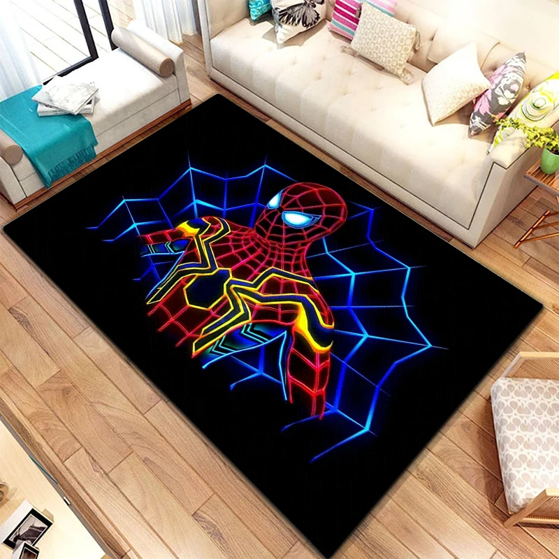 Cool Boy Spider Man carpets,living room and bedroom floor mats,birthday gift yoga mats, pink room decorations rug for bedroom