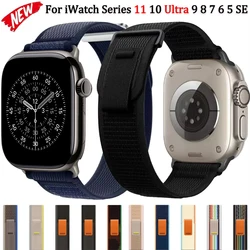 Trail Loop Strap for Apple Watch Band ultra 49mm 11/10 46mm 42mm 9 8 7 45/41mm Nylon Wristband iWatch Series 6 5 4 SE3 44mm 40mm