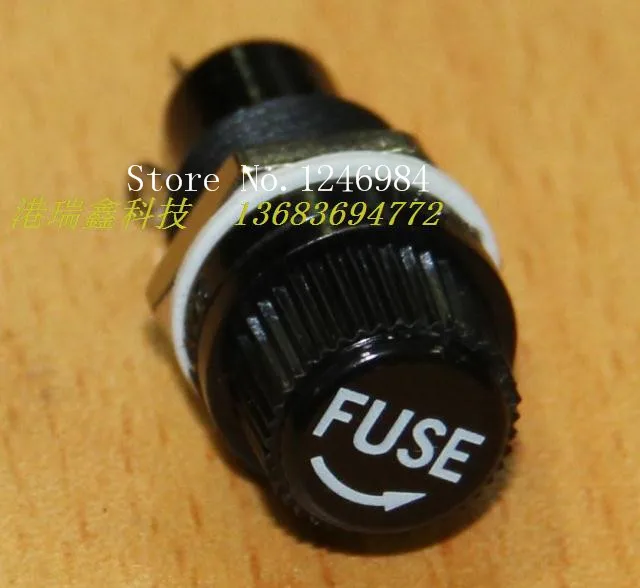 [SA]SCI R3-12 FUSE Taiwan New high quality 5 * 20 fuse holder fuse box 250V10A M13.2--100PCS/LOT