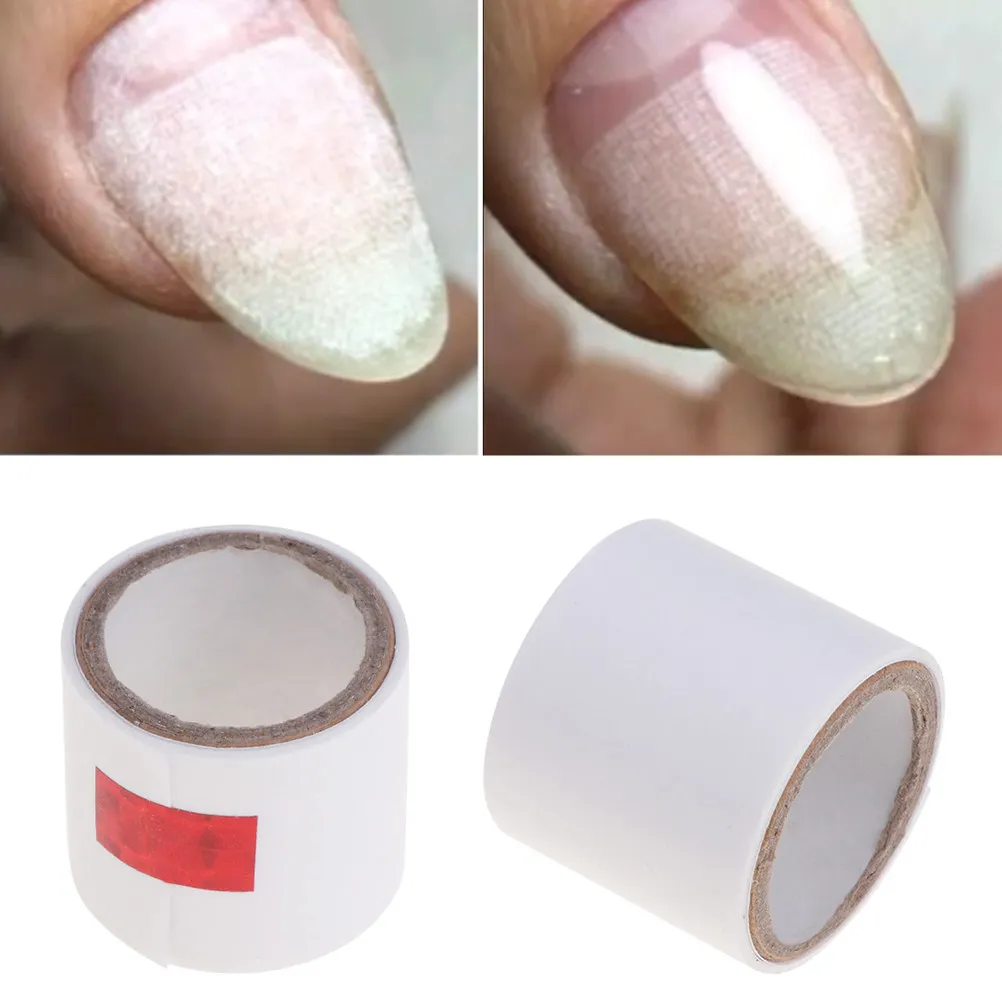 

5Pcs Silk Nail Wrap Tape Natural Looking Enhancement No Harm to Nails DIY Friendly Silk Nail Protector Manicure Accessories