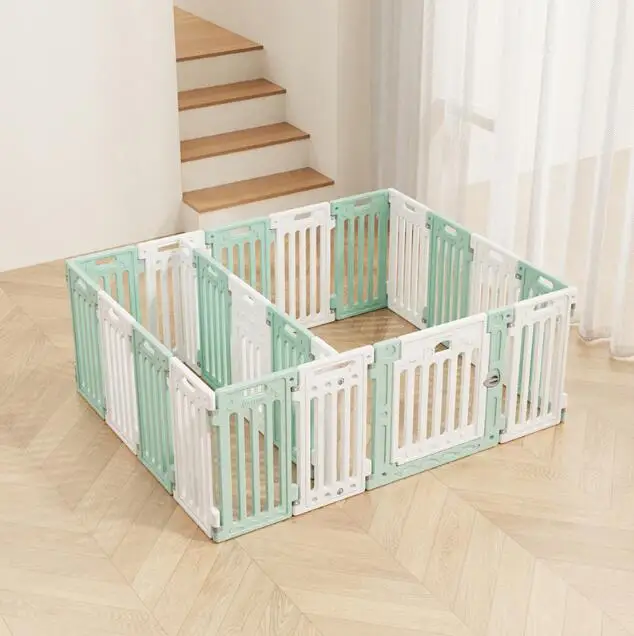 Cercadinho de plástico dobrável Pet Tendência, Tamanho grande IndoorLuxure Animal Playpen, Cerca de cuidados plásticos para animais